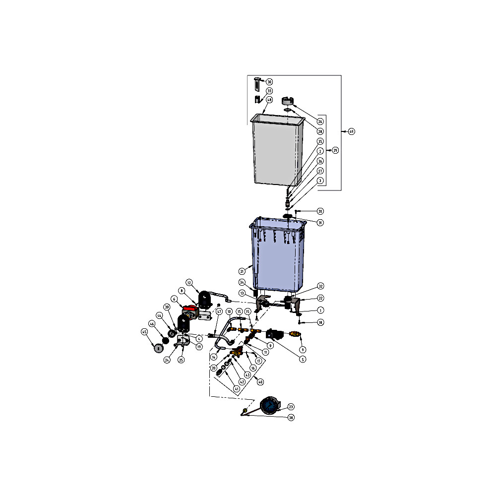 Wassertank / Pumpe