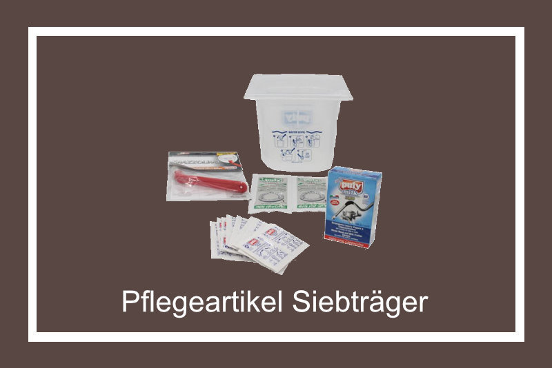 Pflegeartikel Siebträger