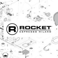 Explosionszeichnungen für Rocket Espresso Siebträger