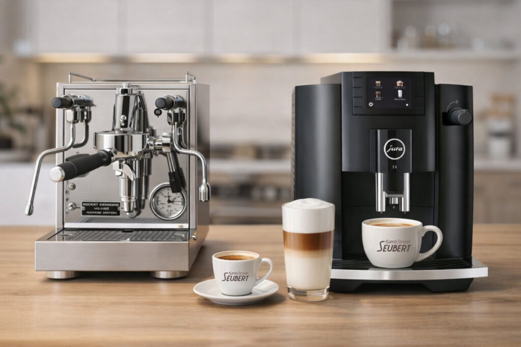 Siebträger (Rocket Espresso Marese Edition) und die Jura e6 (EC)