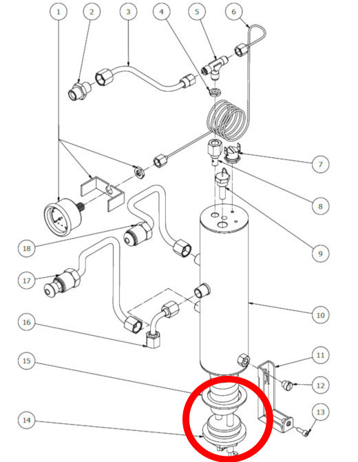 Explosionszeichnung Bezzera Unica