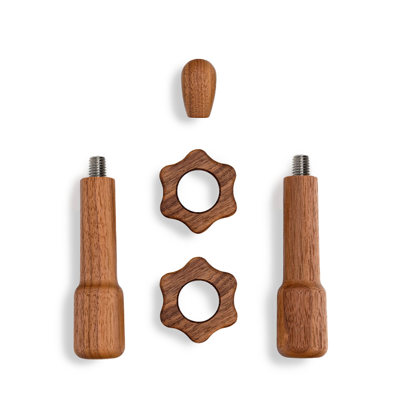 Wiedemann Griffset classic Drehräder 5 tlg Nussbaum