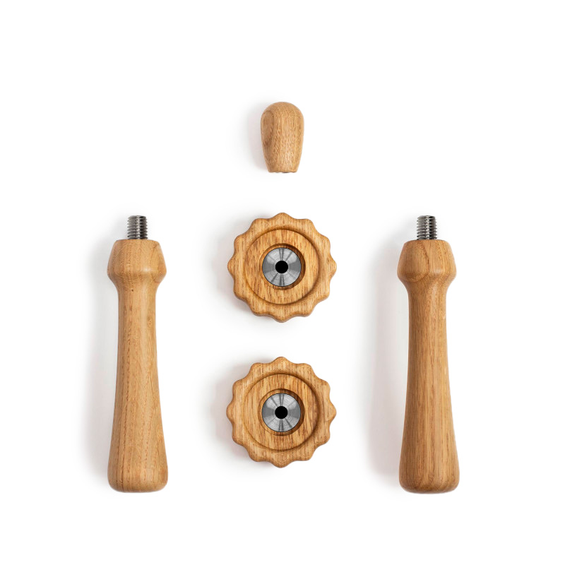 Wiedemann Griffset refined für Rocket Siebträger Eiche