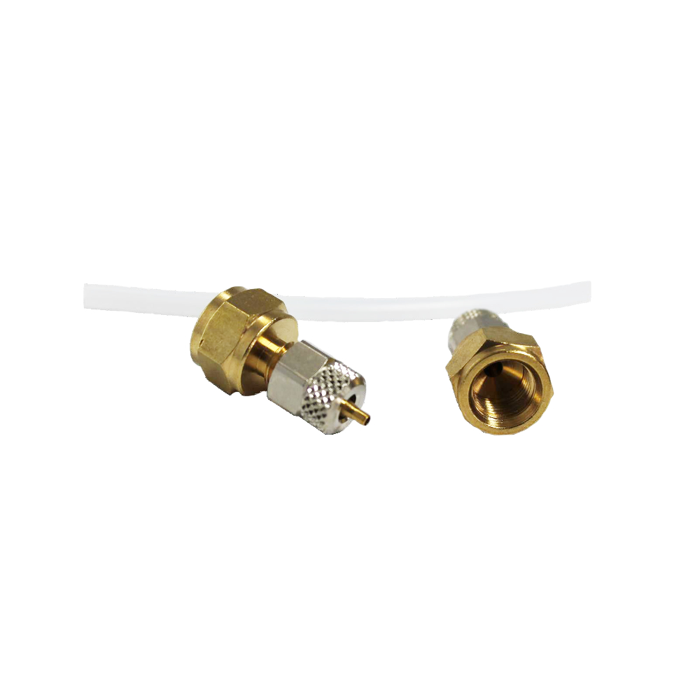 Bezzera Schlauch PTFE ø 2x4 200 mm 1/8 Zoll F incl. 2x Raccord Unica