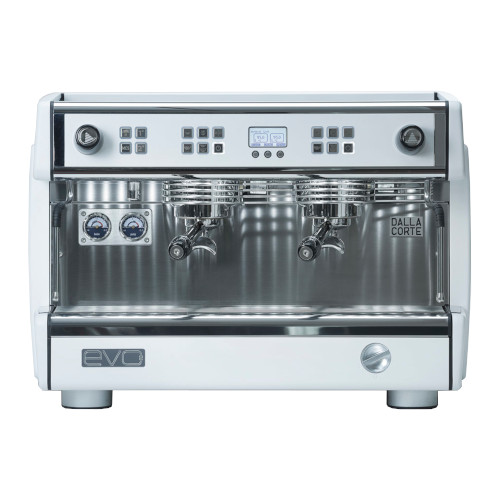 Dalla Corte Evo 2 arctic white 2 Brühgruppen