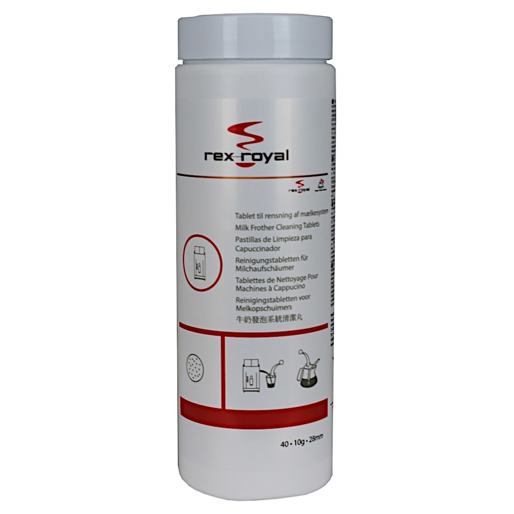 Rex-Royal Milch-Reinigungstabletten, 40 Stück Dose