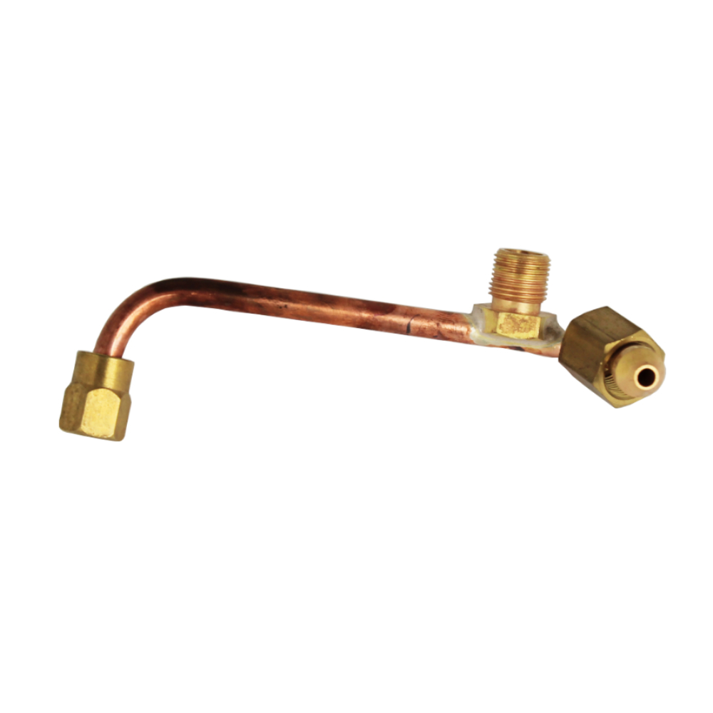 Bezzera Magnetventil Rohr mit Anschluss für Manometerkapillarrohr