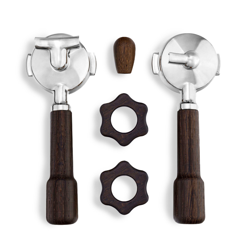 Wiedemann  Griffset classic Drehräder universal 5 tlg Räuchereiche Wiedemann  Griffset classic Drehräder universal 5 tlg Räuchereiche
