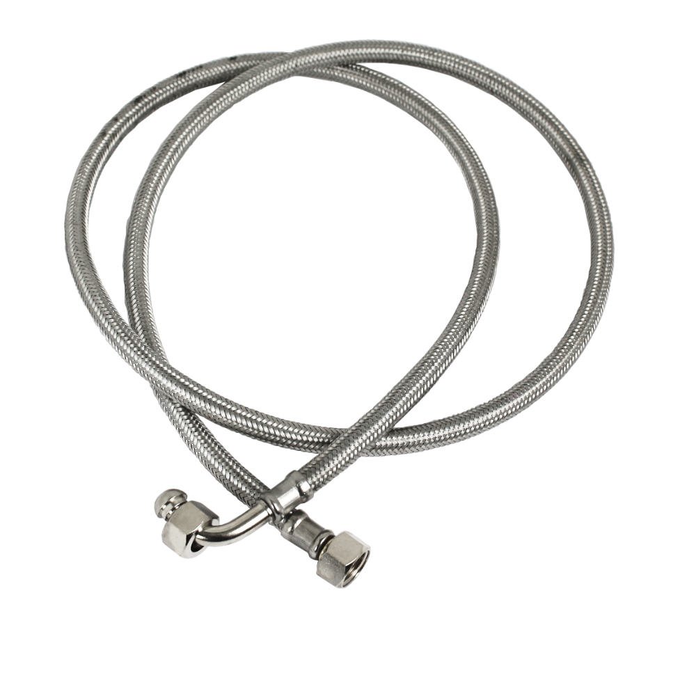 ECM Metallschlauch flex 1,5m 3/8 Zoll 3/8 Zoll Festwasser