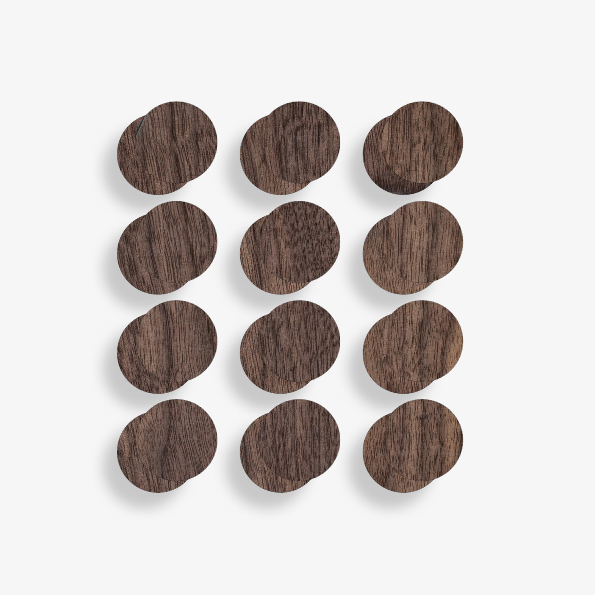 Wiedemann Holzmagnetpads für Rocket Appartamento TCA Nussbaum (24stk.)