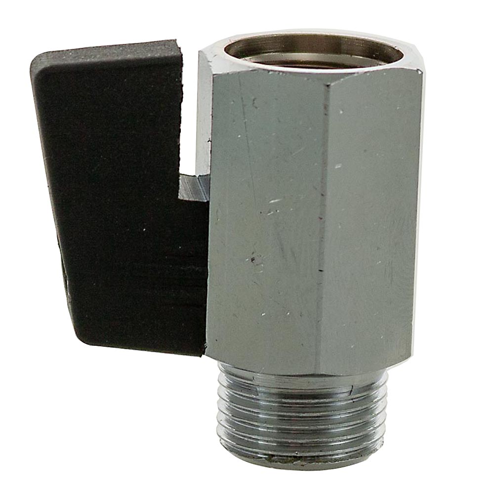 BWT Minikugelhahn mit Hebel 3/8 Zoll IG - 3/8 Zoll AG