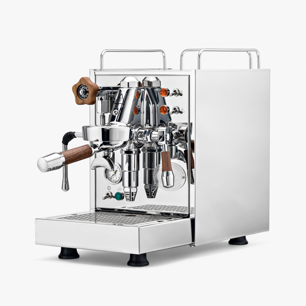 ECM Classika II PID Holzgriffe Nußbaum