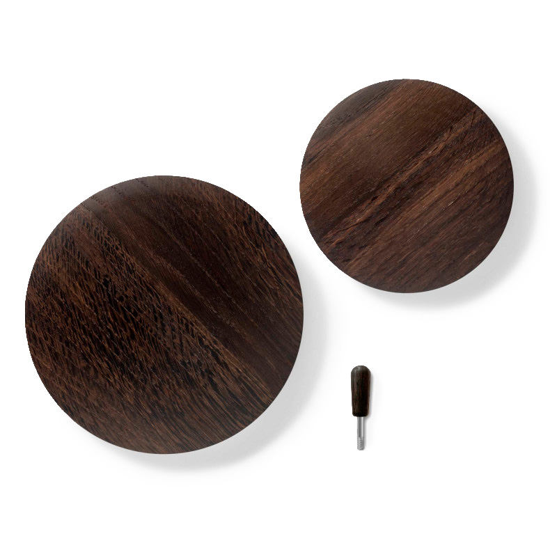 Wiedemann Mühlendeckel Set für MAZZER B Räuchereiche