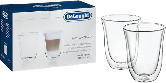 DeLonghi Latte Macchiato-Gläser >2er-Set<