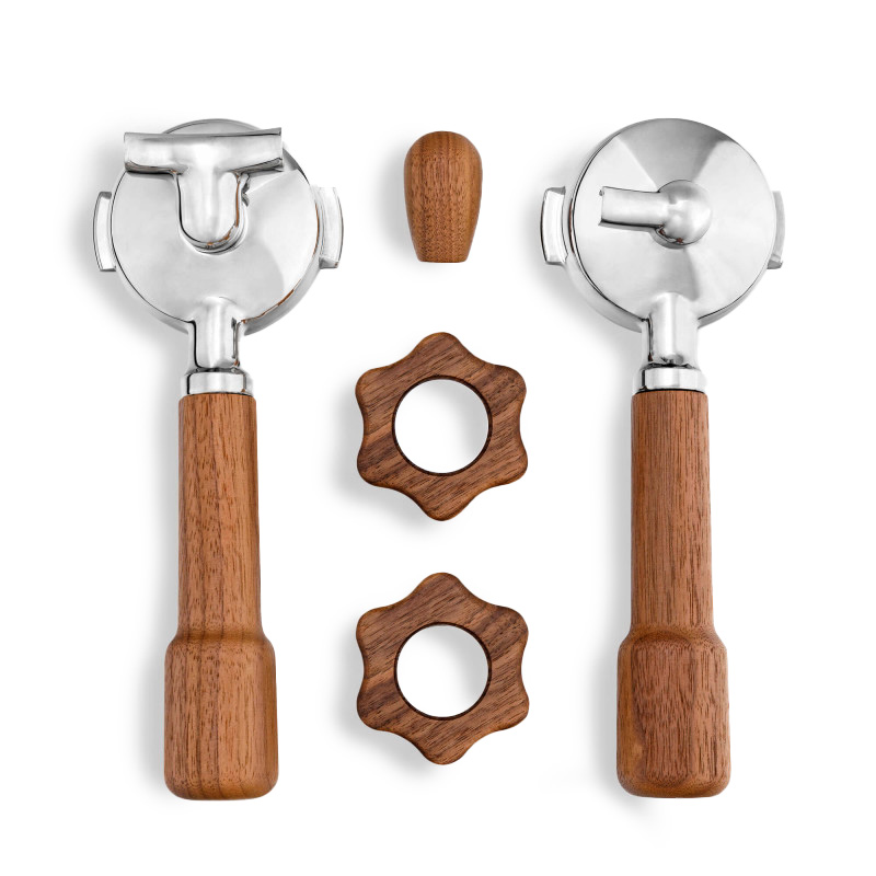 Wiedemann  Griffset classic Drehräder universal 5 tlg Nussbaum