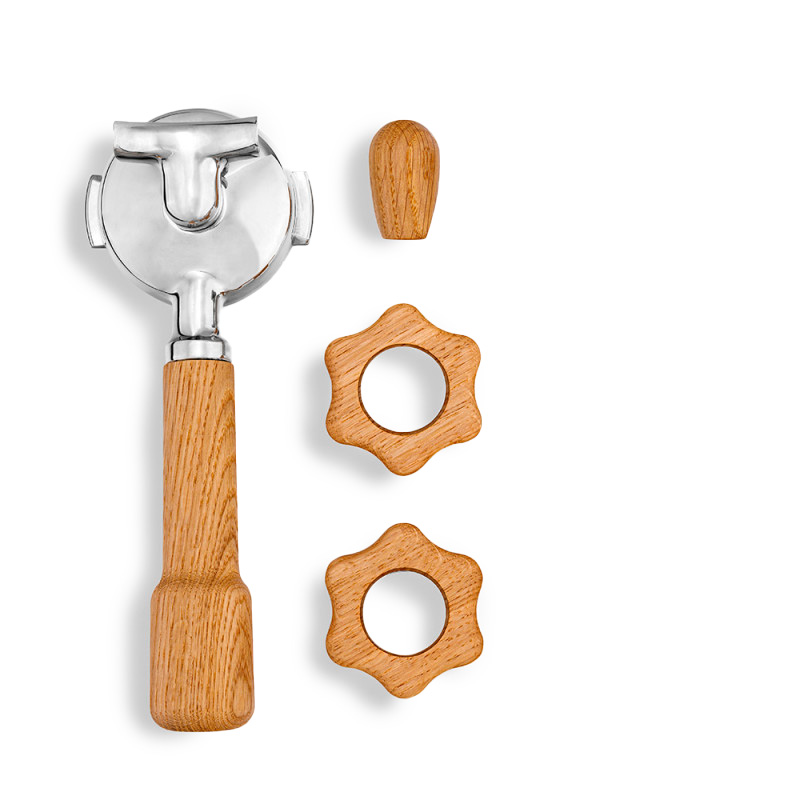 Wiedemann Griffset classic Drehräder universal 4 tlg Eiche