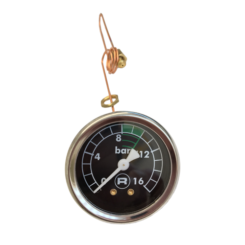 Rocket Espresso Pumpenmanometer 0-16 Black Giotto/Cellini Evoluzione V2