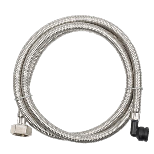 BWT Anschlussschlauch DN 8, 1,5 m, FLEX Insert 90°-Bogen aus GFK, Überwurfmutter IG 3/4 Zoll