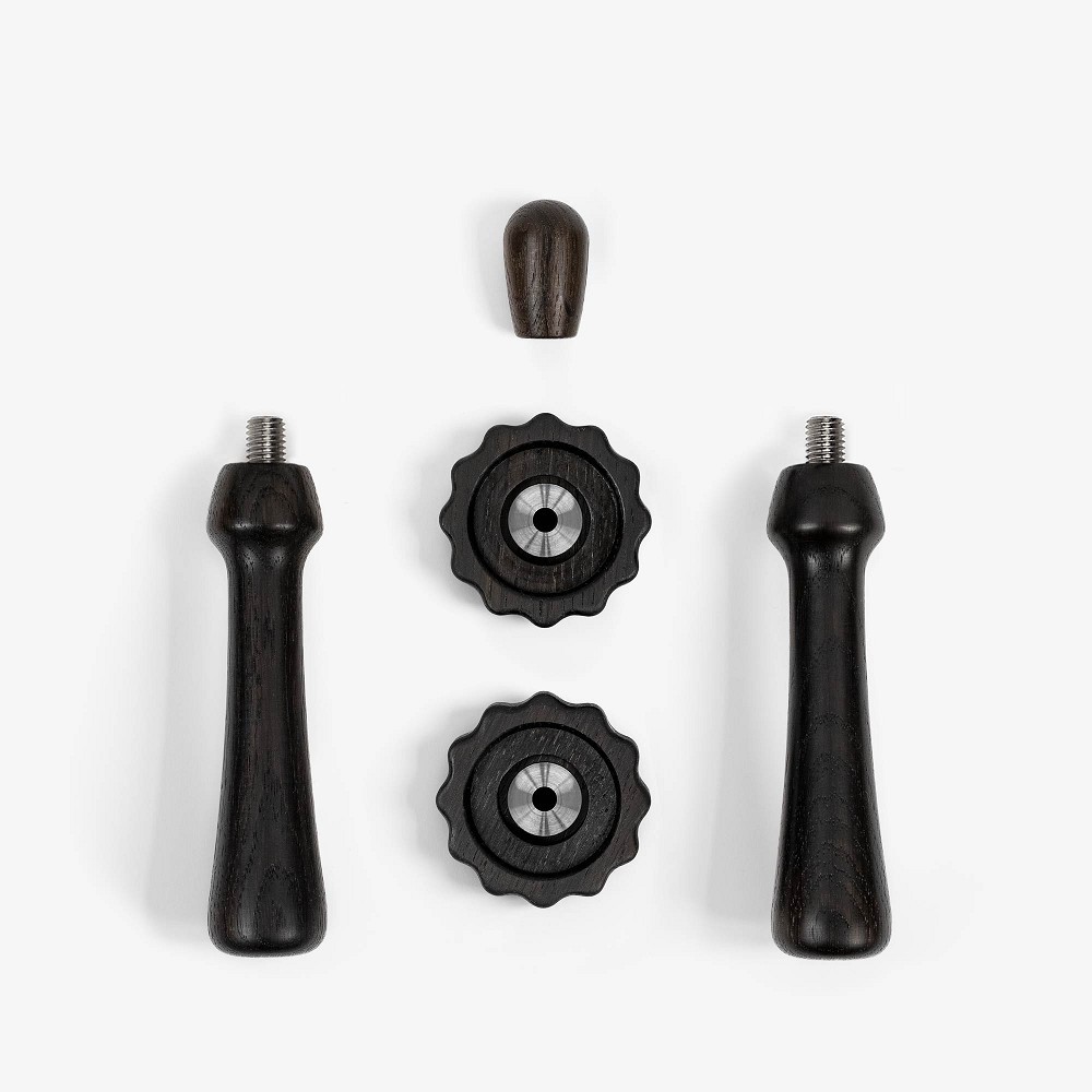 Wiedemann Griffset refined für Rocket Siebträger Räuchereiche