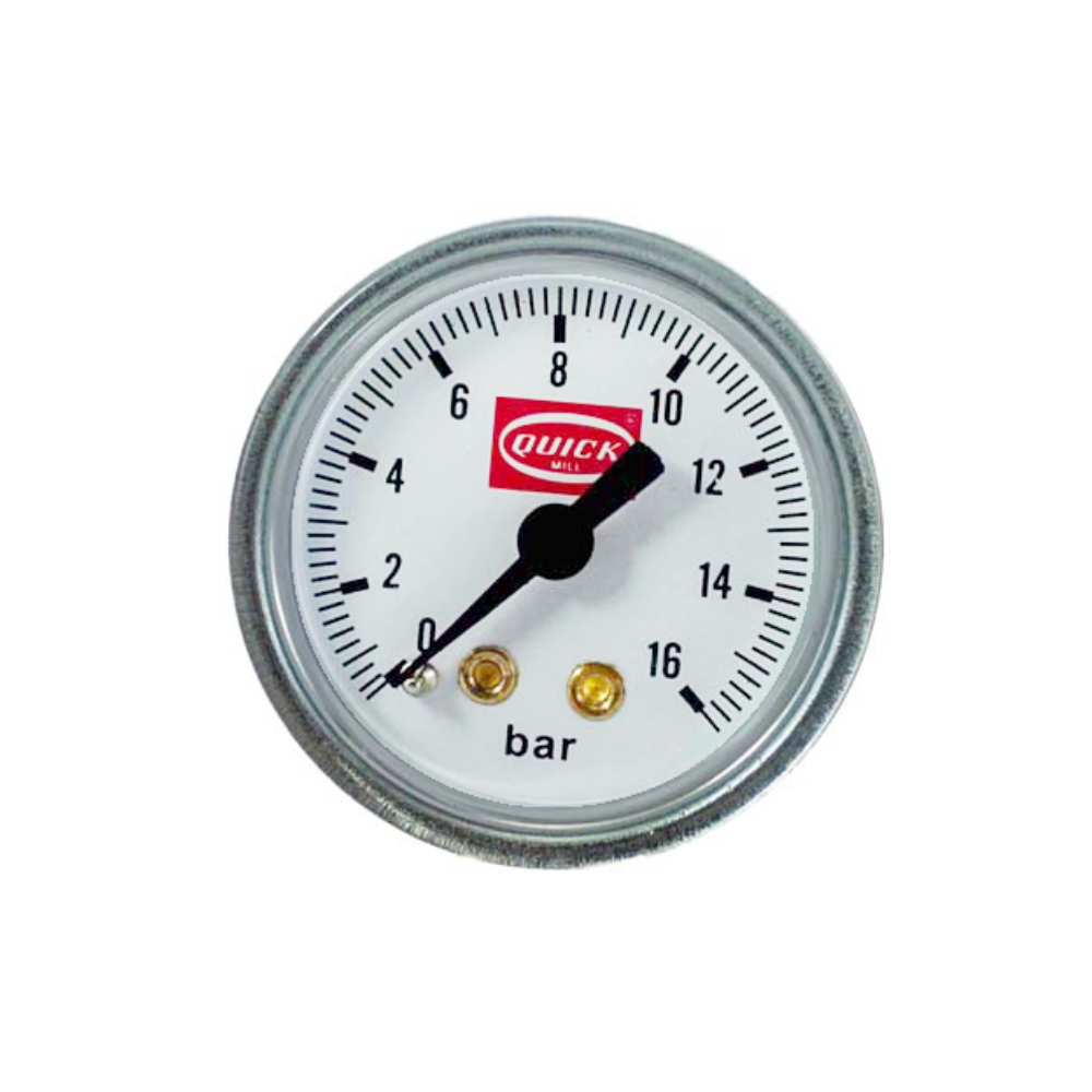 Quickmill Pumpenmanometer mit Logo