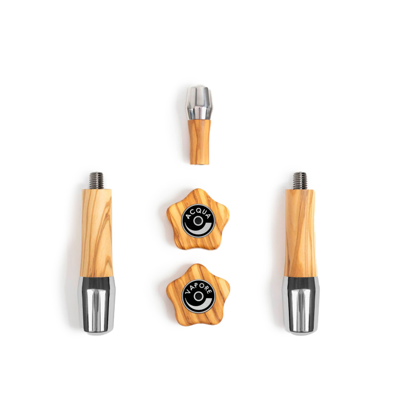 Wiedemann Griffset elegant für ECM mit Drehrädern Olive