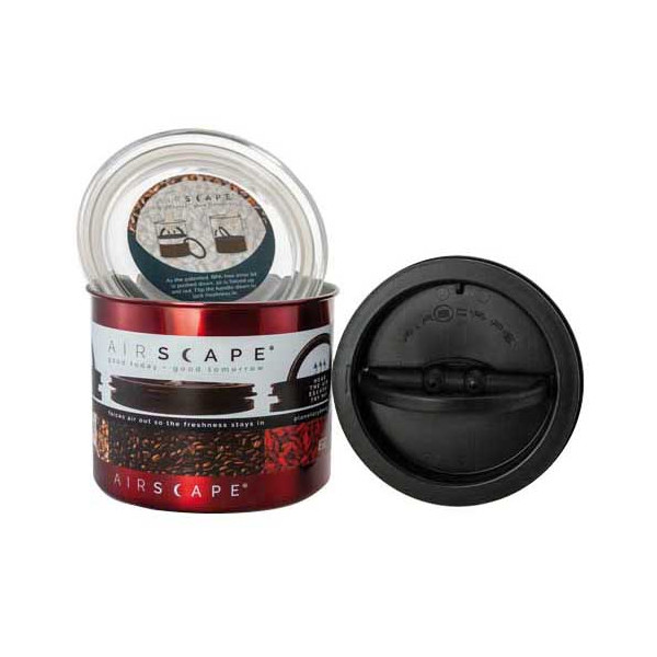 Airscape Kaffeebehälter - rot Edelstahl 850 ml