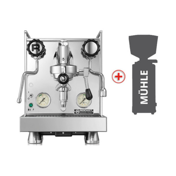 Rocket Espresso: Mozzafiato Cronometro V (Bundle mit Mühle)