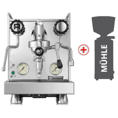 Rocket Espresso: Mozzafiato Cronometro V (Bundle mit Mühle)