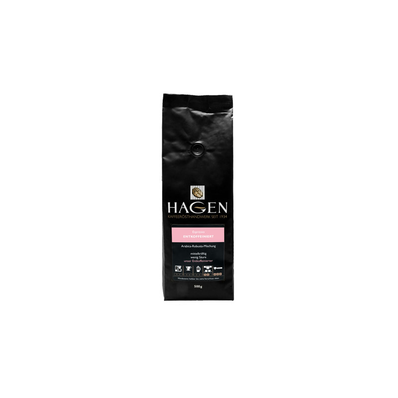 Hagen Espresso Entkoffeiniert 500g - Preis: 14,10 €