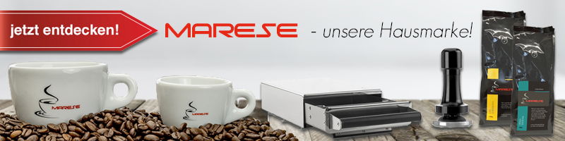 Espresso Marese - unsere Hausmarke für Kaffee & Siebträgerzubehör