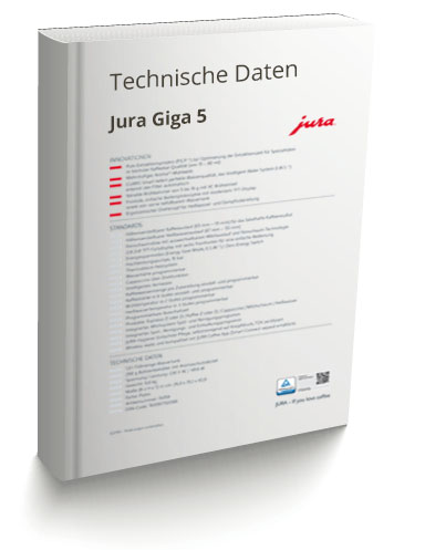 Technisches Datenblatt Jura Giga 5  