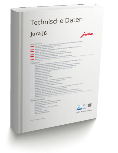Technisches Datenblatt Jura J6 